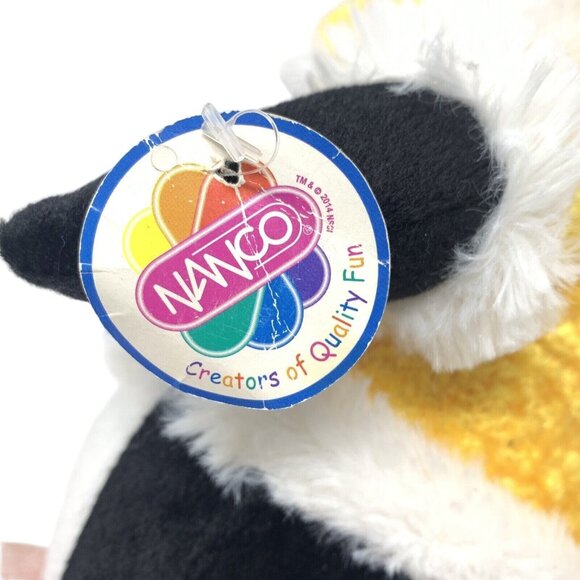 Nanco Penguin Plush Yellow Winter Fur Hat Hoodie Coat 12 In Stuffed Animal 2014 - Picture 5 of 9